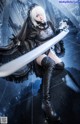 叉子宝宝 Cosplay 2B 尼尔机械纪元